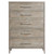 Intrigue - 5 Drawer Chest - Light Brown