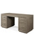 Prelude - Executive Desk - Light Brown
