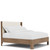 Jaxon - Queen / King Bed Rails - Casual Mink