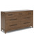 Calhoun - 7 Drawer Dresser - Whiskey Oak