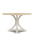 Glenndale - Round Dining Table - Aged White / Wheat