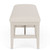 Glenndale - Upholstered Dining Bench - Aged White / Wheat