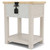 Glenndale - One Drawer Nightstand - Aged White / Wheat