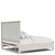 Glenndale - Queen Storage Footboard - Aged White / Wheat
