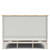 Glenndale - King Headboard - Aged White