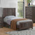 Modern Edge - Twin Panel Bed - Caffe