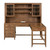 Shaker Lakes - Opt L Shaped Desk Set - Harvest Brown