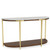Emery - Demilune Sofa Table - Smoked Cherry