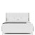 Hepburn - King Upholstered Bed - White