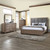 Harrisburg - 6/6 Eastern King 4 Piece Bedroom Set (Bed, Dresser, Mirror, Chest) - Dark Gray