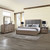 Harrisburg - 6/6 Eastern King 5 Piece Bedroom Set (Bed, Dresser, Mirror, 2 Nightstands) - Dark Gray