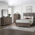 Harrisburg - 5/0 Queen 4 Piece Bedroom Set (Bed, Dresser, Mirror, Chest) - Dark Gray