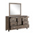 Harrisburg - Dresser & Mirror - Walnut