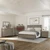 Rochelle Park - 4 Piece Bedroom Set (Queen Panel Bed, Dresser & Mirror, Night Stand) - Smokey Taupe