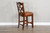 Santa Fe - Double Crossback Barstool - Dark Brown