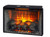 33" Wood Fireplace Insert - Black