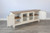 Pasadena - 72" Media Console - Marble White and Buckskin