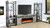 Alpine - 78" Media Console With Electric Fireplace - Gray