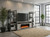 Alpine - 78" Media Console With Electric Fireplace - Gray