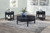 Tate - Round One Drawer Coffee Table - Black