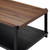 Linea - 3 Piece Occasional Set (1 Coffee & 2 End Tables) - Black / Brown