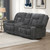 Stanwick - Reclining Console Loveseat With Power Footrest - Gray
