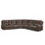 Gaia - 7 Piece P2 Power Sectional - Brown