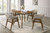 Miller - 5 Piece Set (39" Square Dining Table With 4 Arm Chairs) - Walnut / Gray