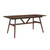 Miller - 78" Complete Dining Table - Dark Brown