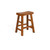 Sedona - 24" Saddle Seat Stool With Wood Seat - Light Brown