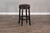 Scottsdale - 30" Swivel Stool With Cushion Seat - Dark Brown / Black