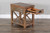 Durango - Chairside Table With Planked Top - Weathered Brown