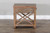Durango - Chairside Table With Planked Top - Weathered Brown