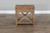Durango - Chairside Table With Planked Top - Weathered Brown