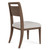 Delia - Wood Back Side Chair (Set of 2) - Nouveau Walnut / Beige