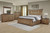 Augusta - 6/0 California King Storage Side Rails - Rustic Brown