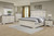 Augusta - 6/0 California King Storage Side Rails - Rustic White