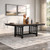 Harrisburg - Dining Table Top - Charcoal
