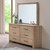 Anika - Dresser & Mirror - Brown / Natural