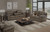 Dutton - Sofa With Drop Down Table - Taupe