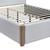 Anika - 6/6 Eastern King Bed Only - White / Natural