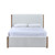Anika - 6/0 Western King Bed Only - White / Natural