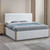Anika - 6/0 Western King Bed Only - White / Natural