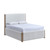 Anika - 5/0 Queen Bed Only - White / Natural