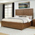 Devonshire - 6/6 Eastern King Platform Storage Bed Only - Brown