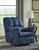 Darcy Blue Rocker Recliner