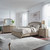 Avalon - 4 Piece Bedroom Set (California King Upholstered Storage Bed, Dresser & Mirror, Night Stand) - Burnished Beige