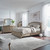 Avalon - 4 Piece Bedroom Set (California King Upholstered Storage Bed, Dresser & Mirror, Chest) - Burnished Beige