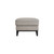 Aaron - Leather Ottoman - Mist Gray