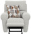 Kellen - Recliner Glider - Ecru